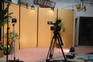 Set used for the Production of Qi Gong 18 Style Video. This is the Lake Havasu local TV Station facility.